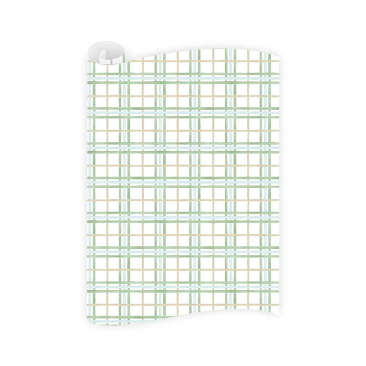Lush Pines Plaid Wrapping Paper- Set of 3 sheets