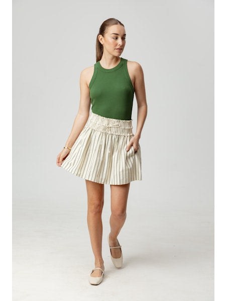 Iona Mini Skirt-Faro Stripe