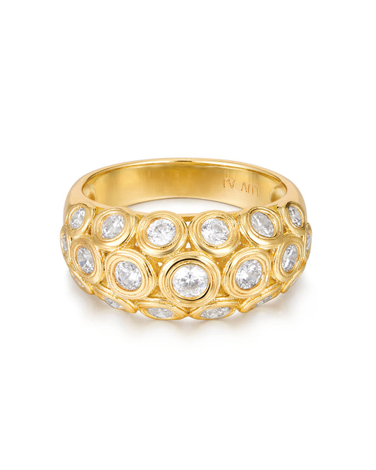 The Sienna Stone Ring- Gold