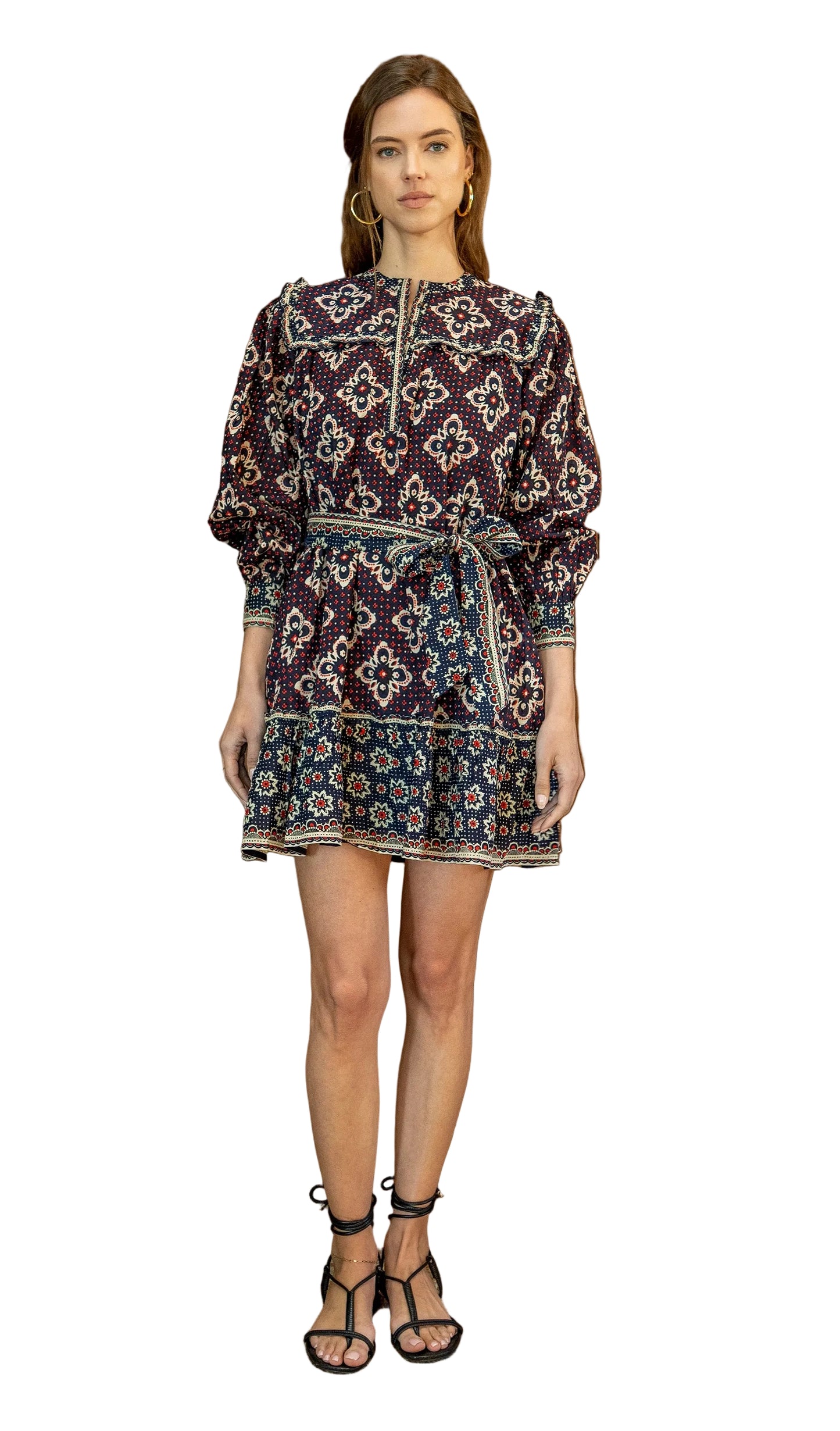 Frescara Mini Dress- Georgia Border