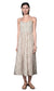 Valarie Smocked Midi Dress- Taupe