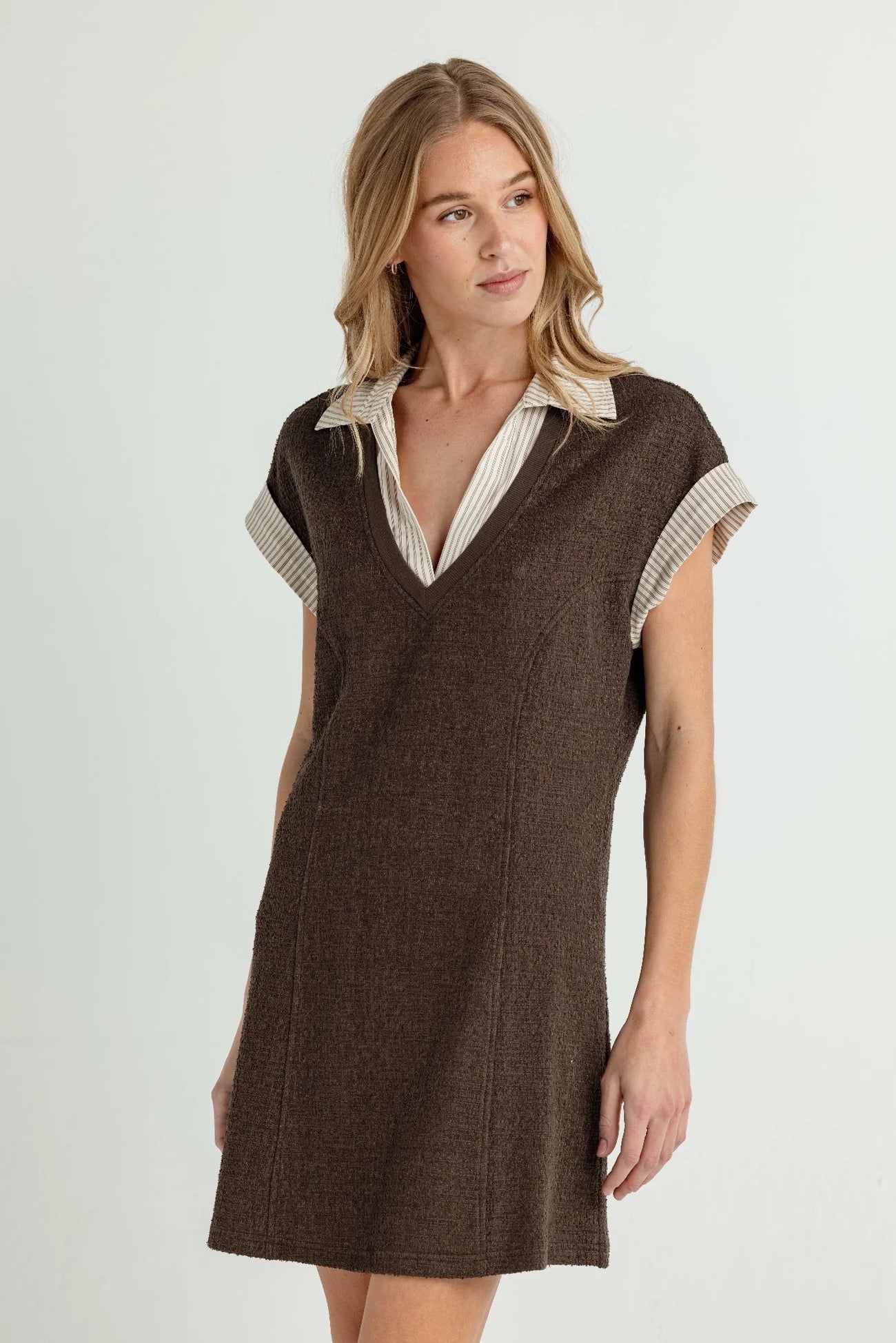 London Twofer Dress- Espresso