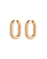 XL Chain Link Hoops- Gold