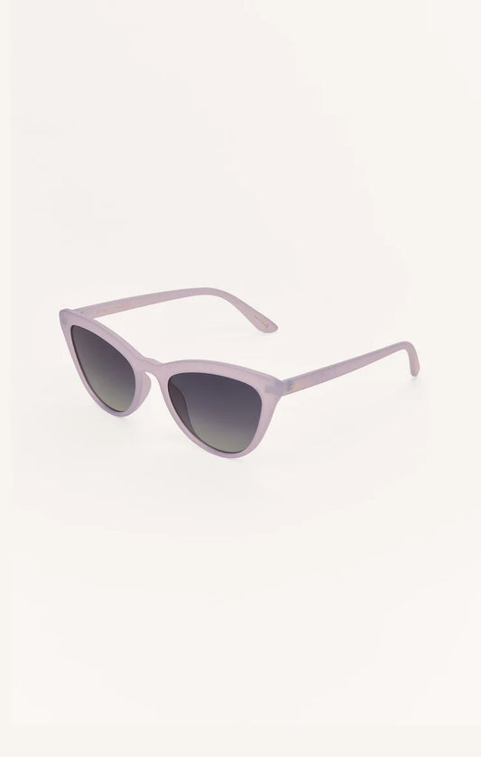 Rooftop Polarized Sunglasses- Frosted Violet Gradient