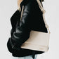 Wrenlee Woven Flap Crossbody: Cream