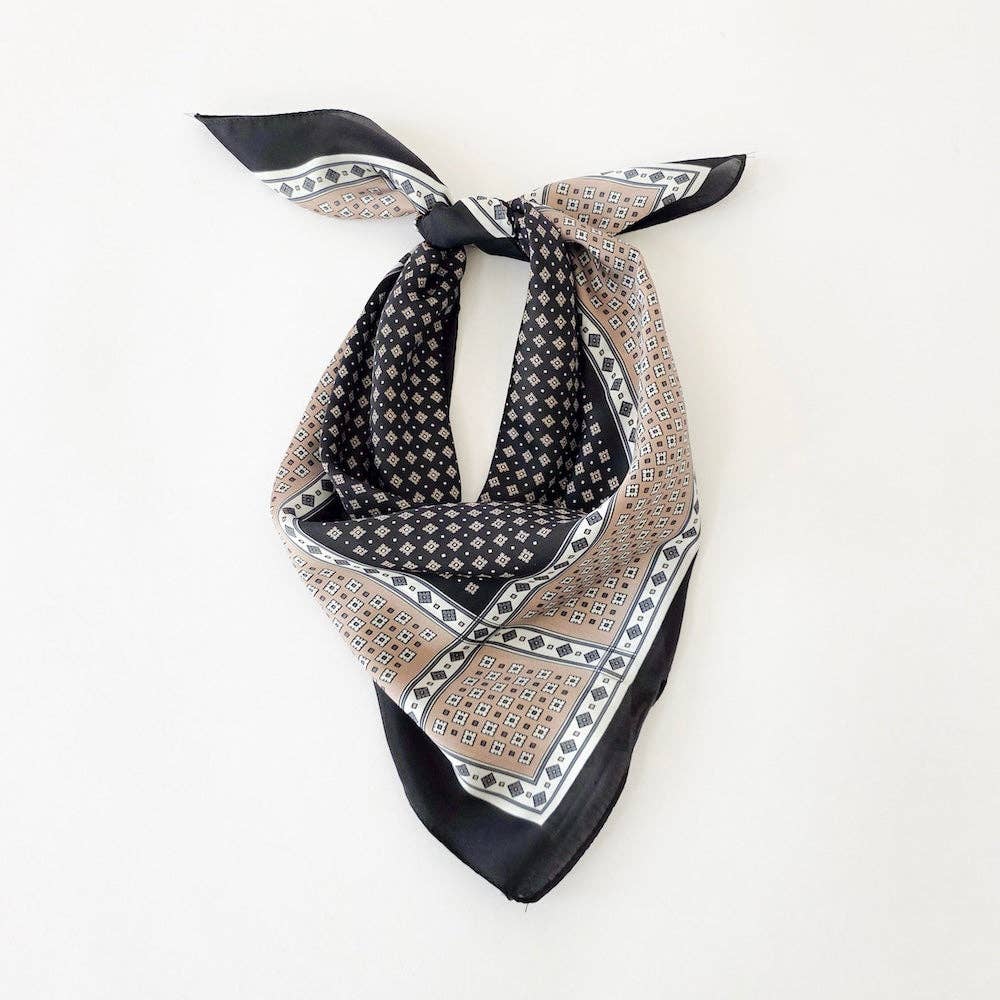 Alice Square Scarf: Small Paisley