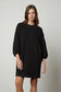 Jensen Fleece Puff Sleeve Dress
