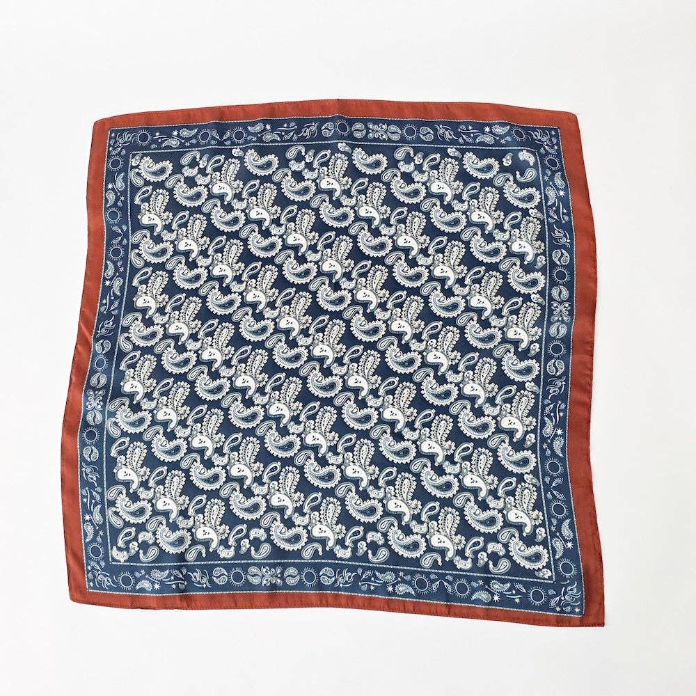 Alice Square Scarf: Small Paisley