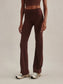 Always Flare Leggings- Deep Mahogany