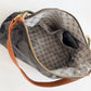 Nikki Nylon Slouchy Shoulder Bag: Black
