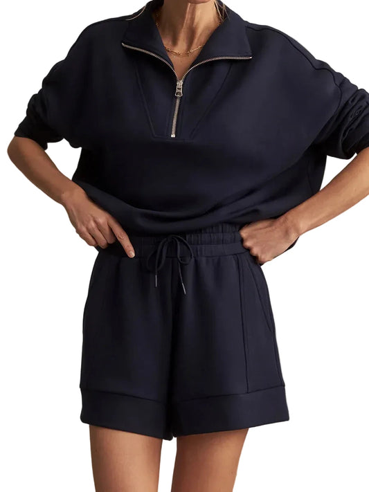 Atrium High-Rise Short 4.5"- Navy