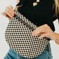 Westlyn Woven Bum Bag - Woven Checkered Orange