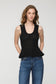 Anna Peplum Sweater- Black