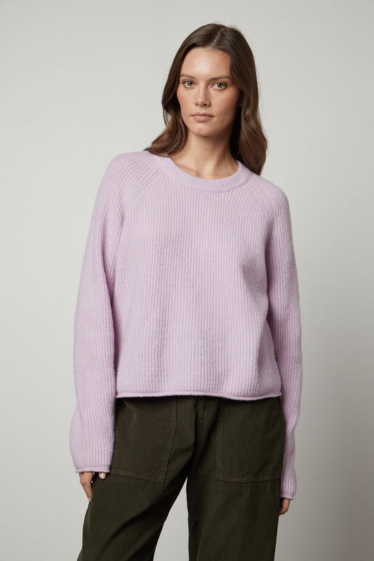 Gigi Long Sleeve Top- Lilac