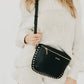 Pebble Sabrina Studded Bum Bag: Black