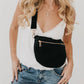 Rachel Raffia Westlyn Bum Bag: Cream