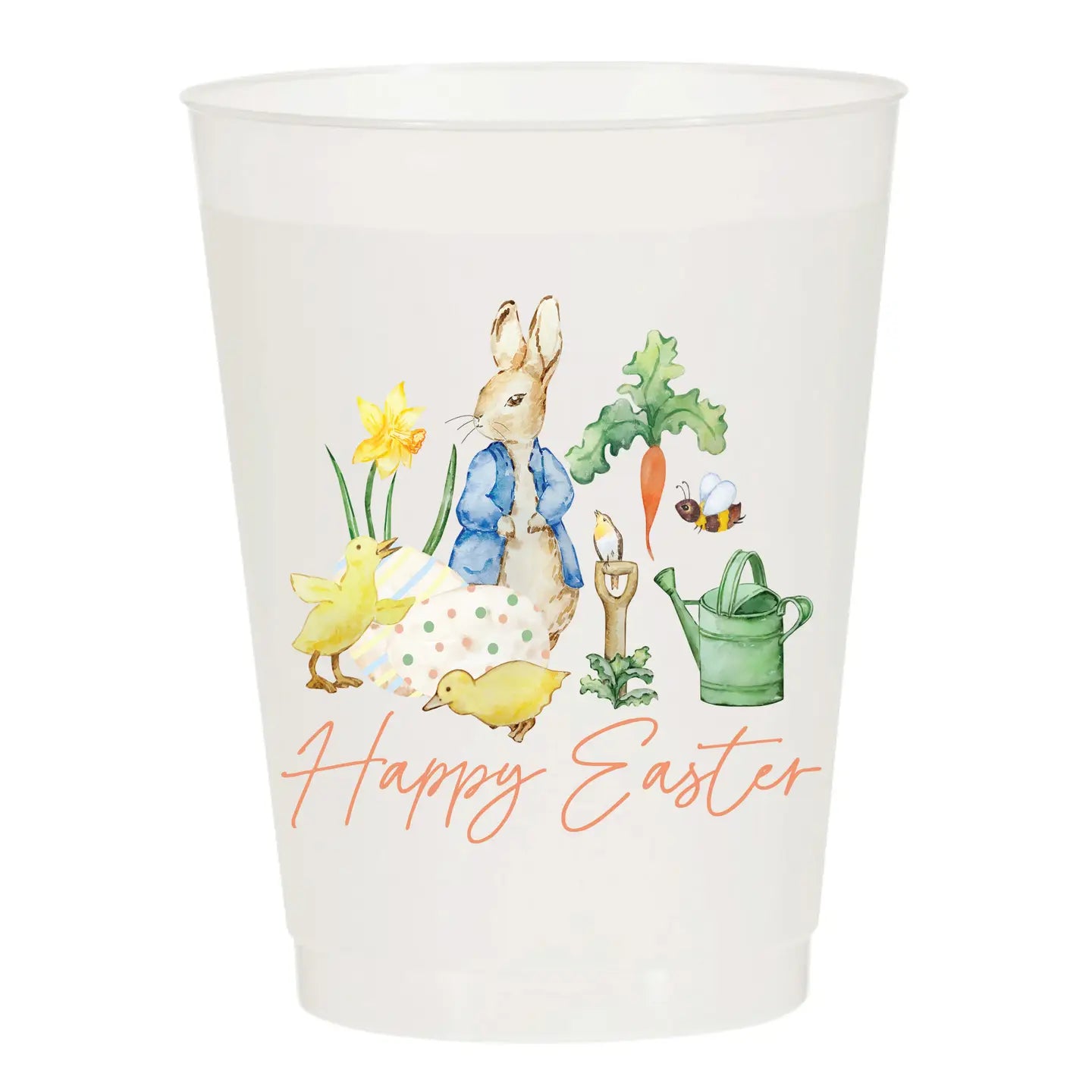 Peter Rabbit Bunny Garden Party Frosted Cups - Easter