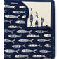 Herring Run Navy Blanket