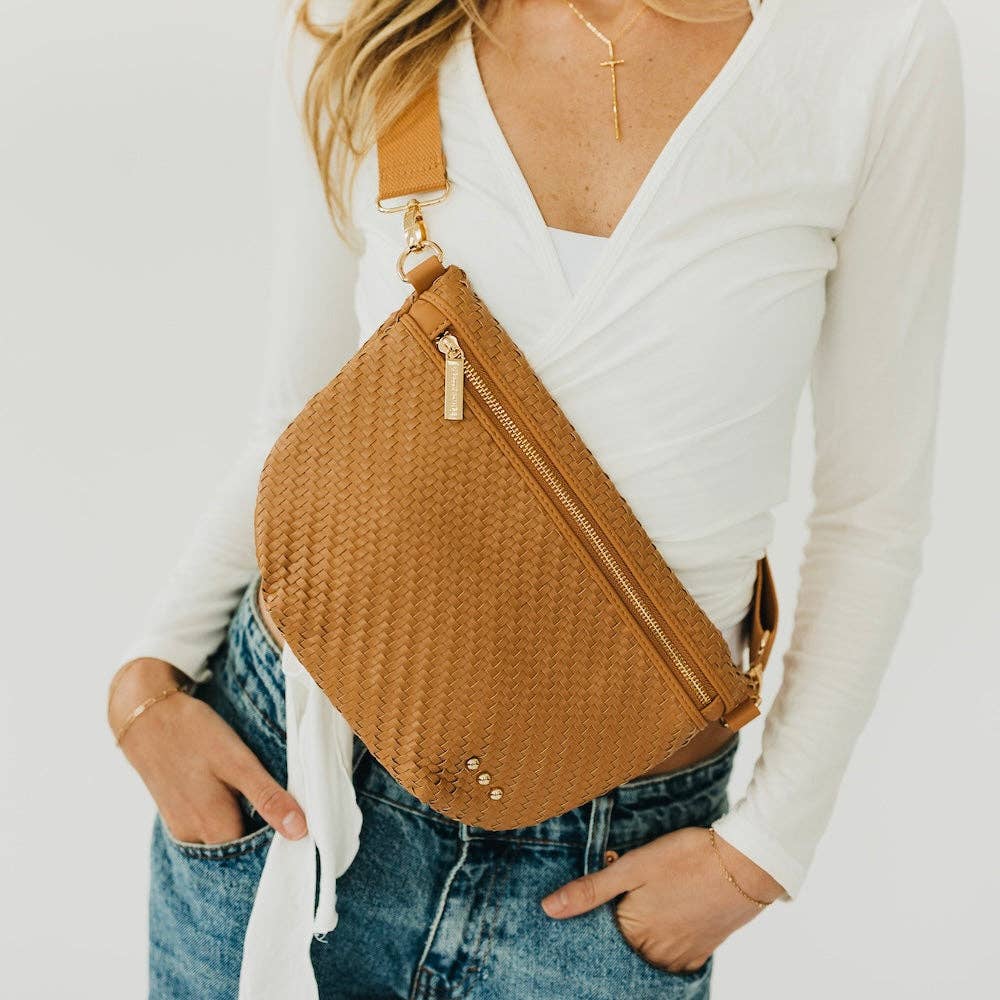 Diagonal Woven Westlyn- Brown