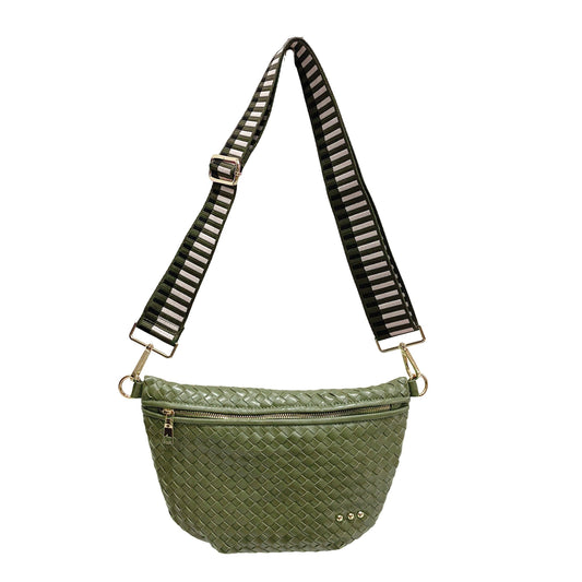 Westlyn Woven Bum Bag - Olive