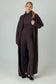 Emrys Long Coat- Umber