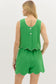 Button back Tank- Green