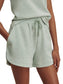 Coulter High Waisted Short- Mint Green Marl
