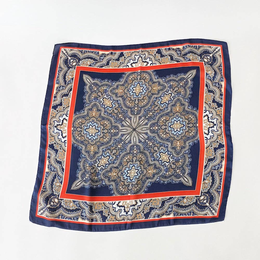Alice Square Scarf: Burke Block