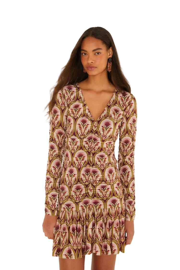 Garden Metal Mini Dress