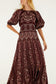 Liz Puff Sleeve Maxi Dress