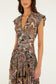 Tapestry Flowers Maxi Dress