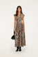 Tapestry Flowers Maxi Dress