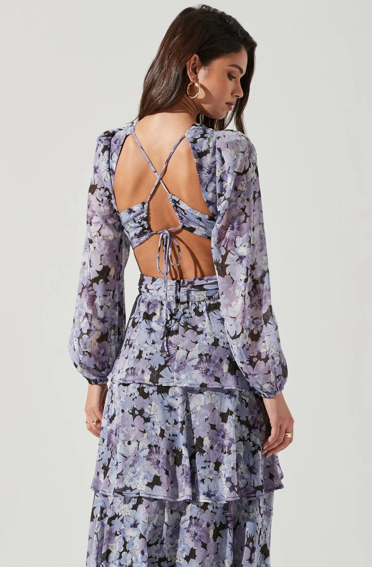 Anora Floral Tiered Dress