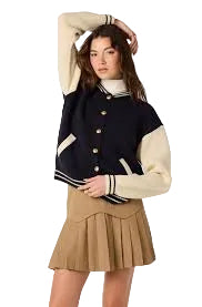 Kaitlyn Pleated Mini Skirt