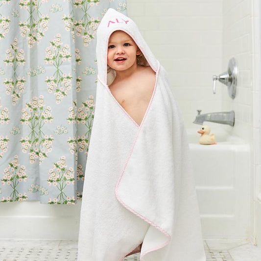 Kids Hooded Towel- Pink