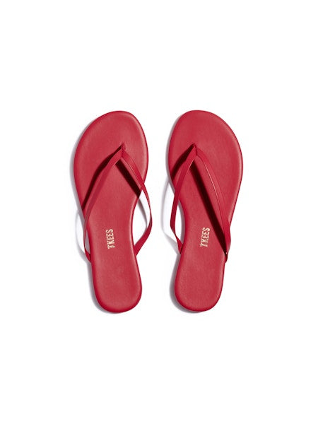 Lily Solid Sandal- Red