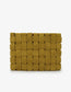 Lindy Woven Faux Suede Clutch- Chartruese