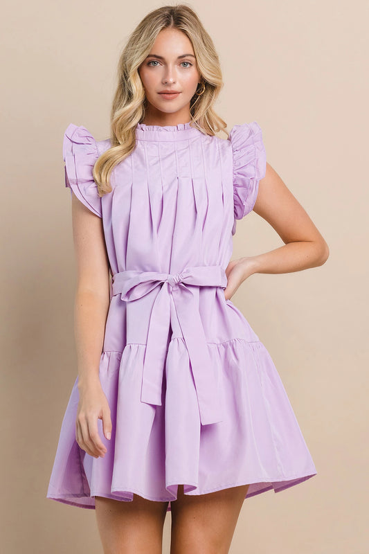 Lavender Drop Waist Dress