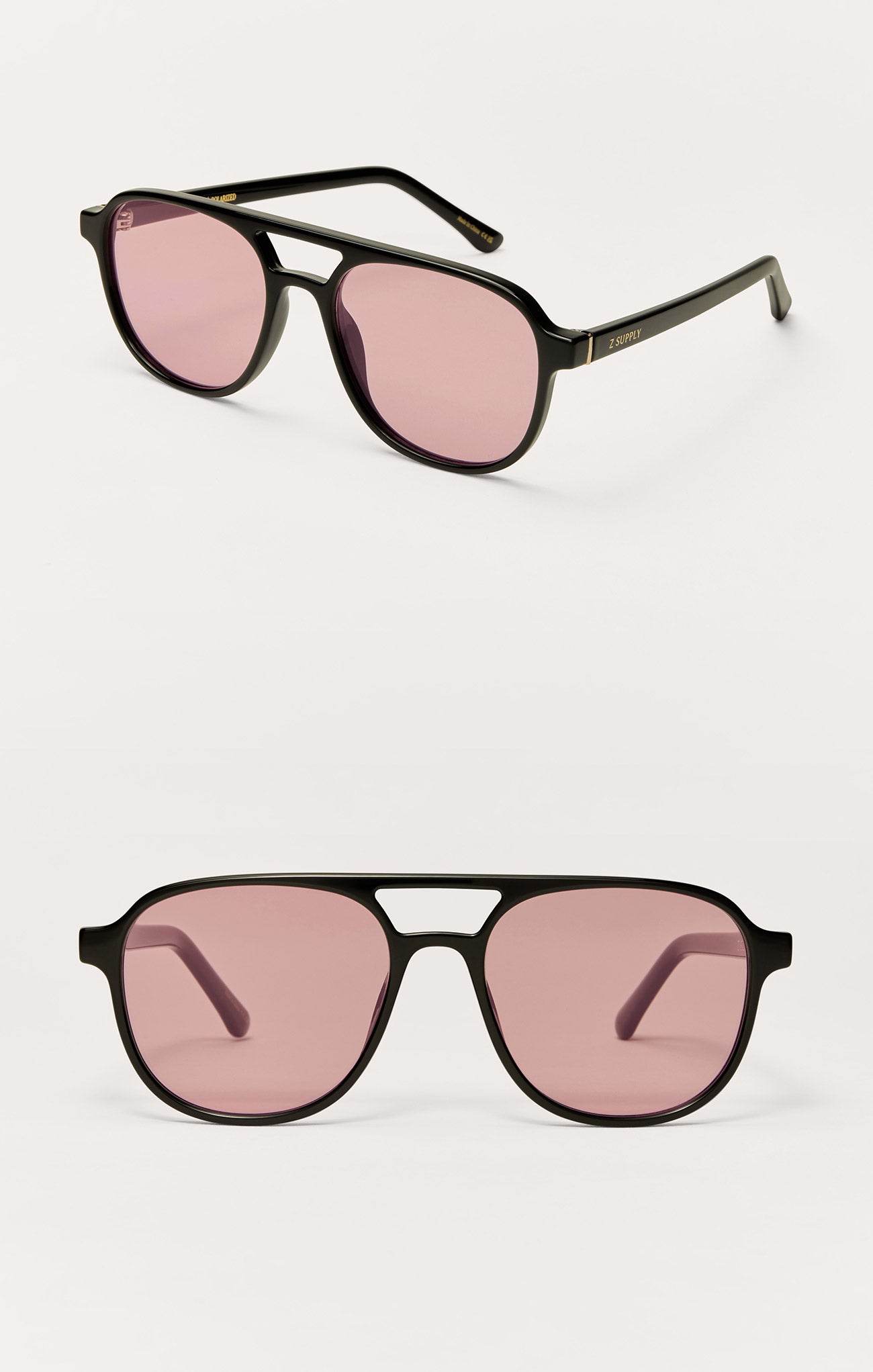 Tourist Sunglasses- Black Pink