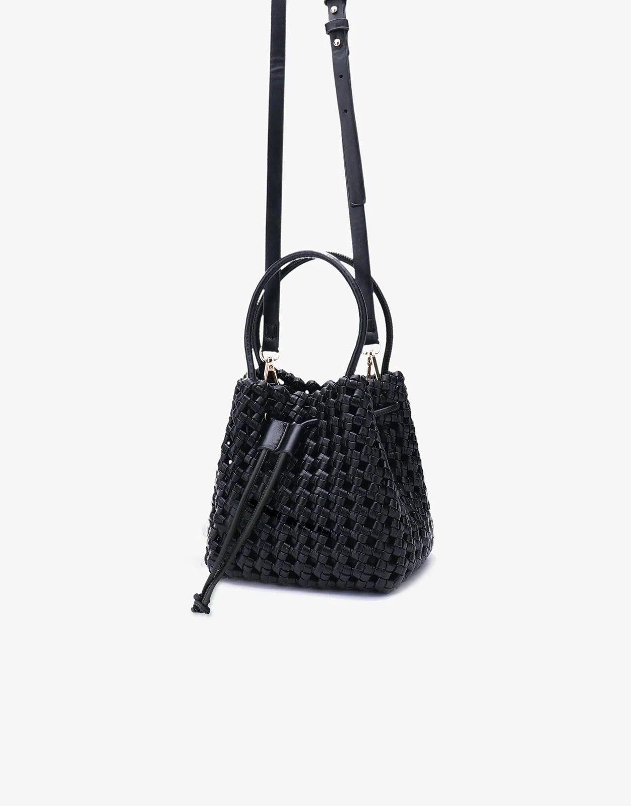 Perrie Mini Bucket Tote- Black