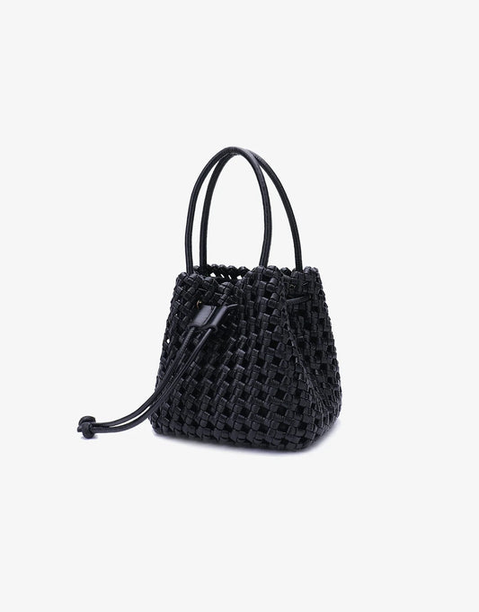 Perrie Mini Bucket Tote- Black