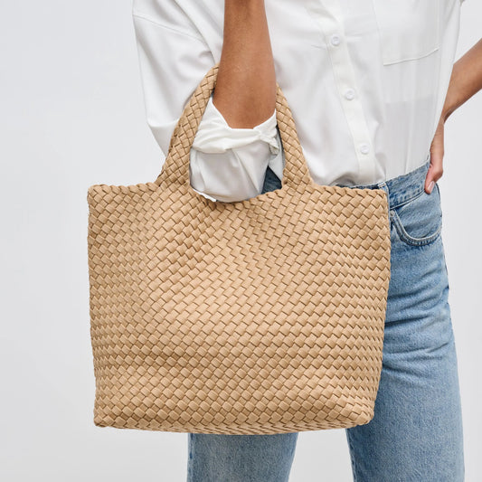 Sky's the Limit Tote (Large)- Nude