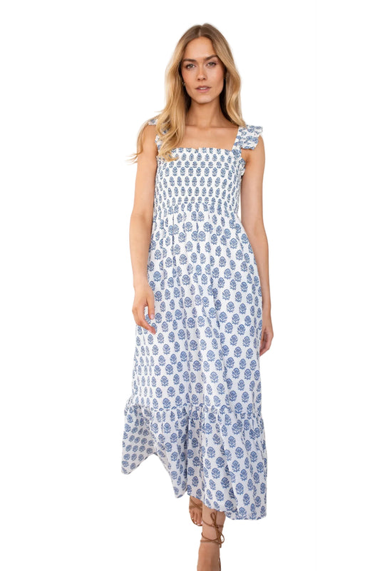 Sasco Maxi Dress- Atlantic Bordeaux