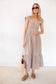 Celine Dress- Mocha Gingham