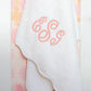 Scallop Bath Towel- White/White