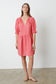 Kailani Linen Puff Sleeve Dress- Rosebay