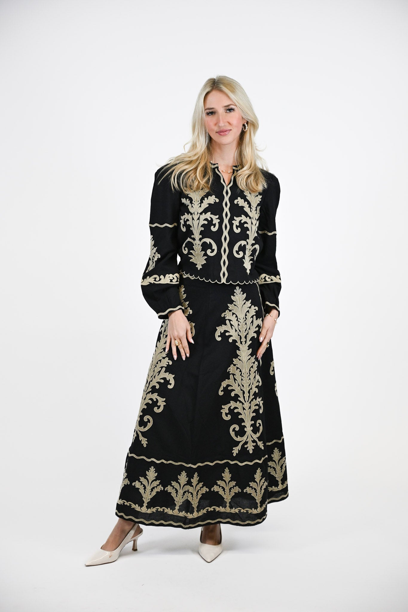 Maura Maxi Skirt- Golden Grove