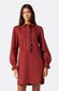 Amiens Dress- Russet Brown