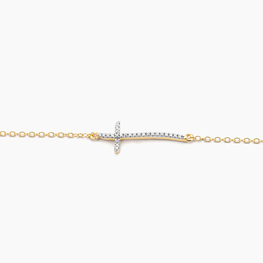 Criss Cross Bracelet- Gold
