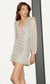 Tindi Metallic Stripe Mini